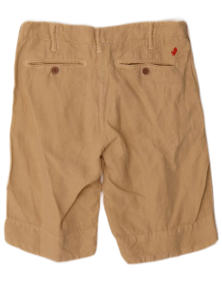 Marlboro Classics Mens Chino Shorts W32 Medium Beige Cotton