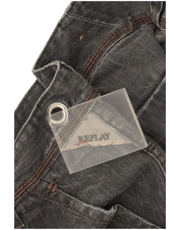Replay blugi slim pentru bărbați W38 L33 gri