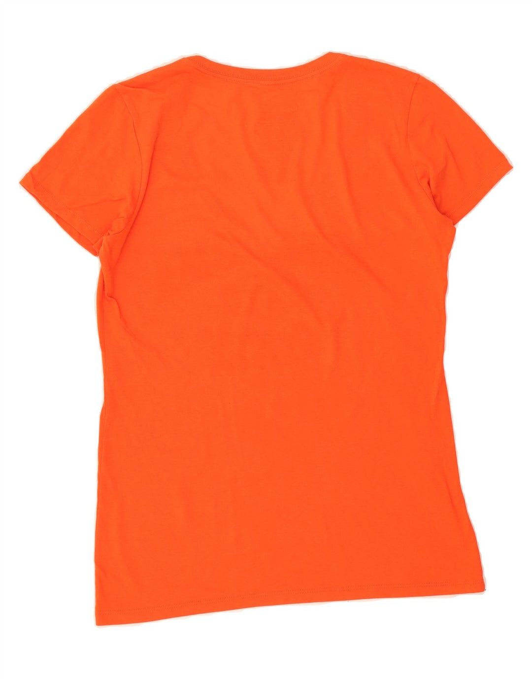 NIKE Womens Graphic T-Shirt Top UK 14 Large Orange Vintage Nike and Second-Hand Nike from Messina Hembry 