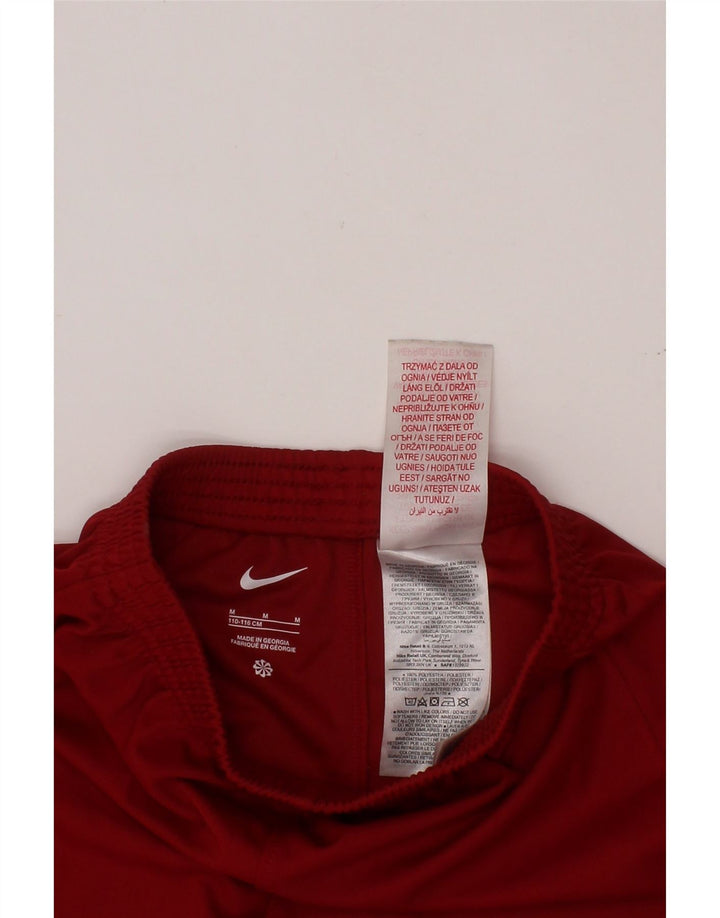 Pantaloni scurți sport Liverpool NIKE pentru băieți 10-11 ani poliester roșu mediu