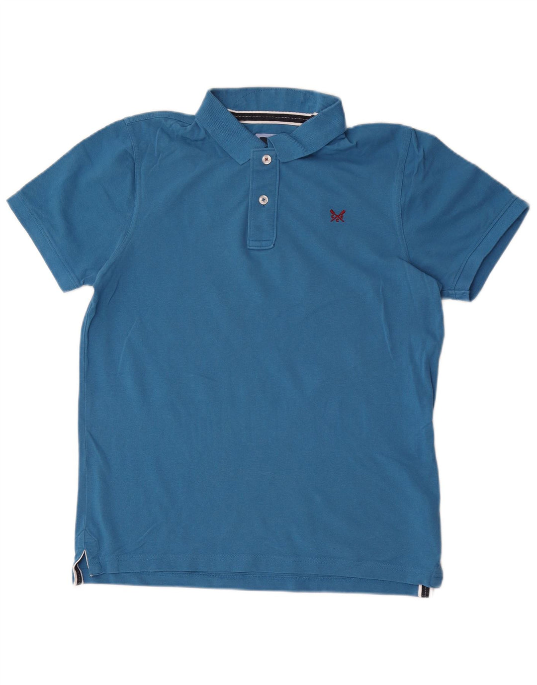 Crew Clothing Tricou polo pentru bărbați, bumbac albastru mediu