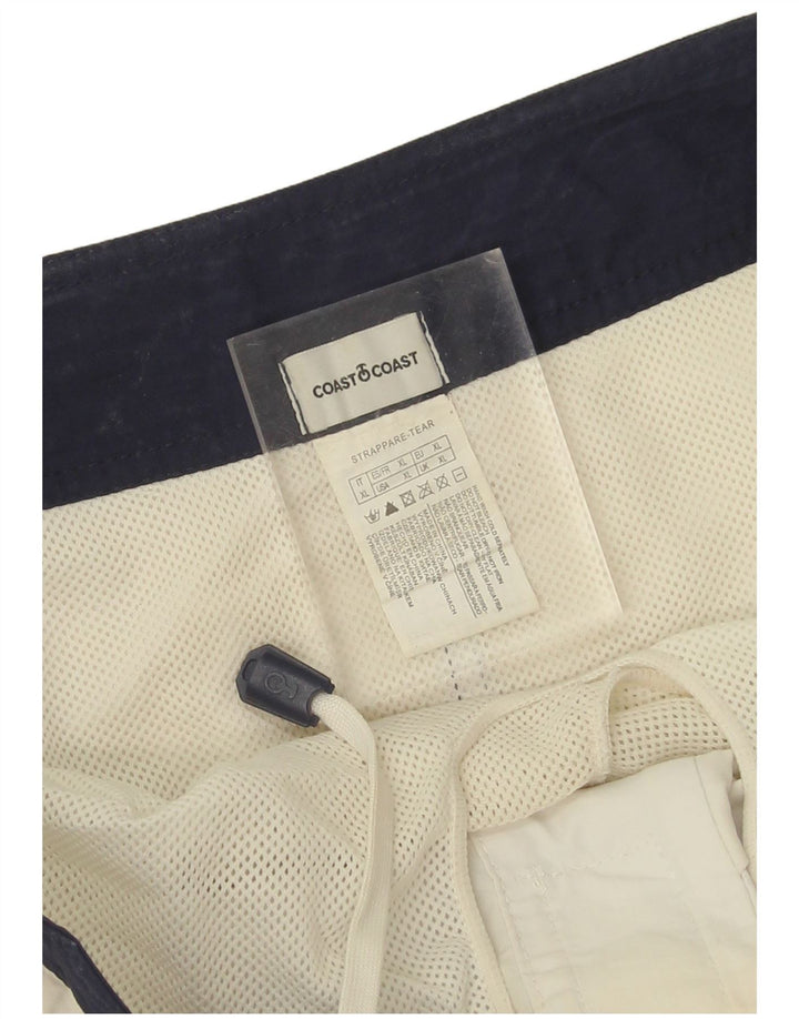Pantaloni scurți de înot cu grafic pentru bărbați Coast XL, albastru bleumarin, poliamidă color bloc