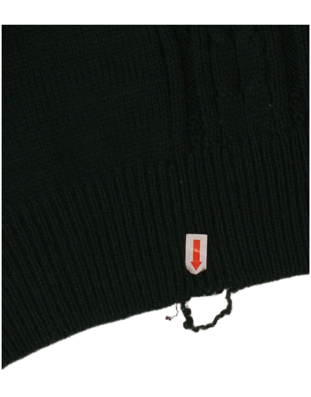 Pulover pentru bărbați KAPPA cu gât polo, lână geometrică verde medie