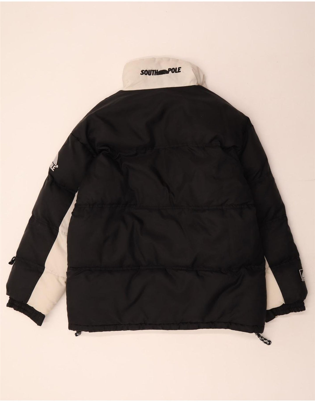 Jachetă reversibilă cu grafică Southpole pentru bărbați UK 38 Medium Black Colorblock
