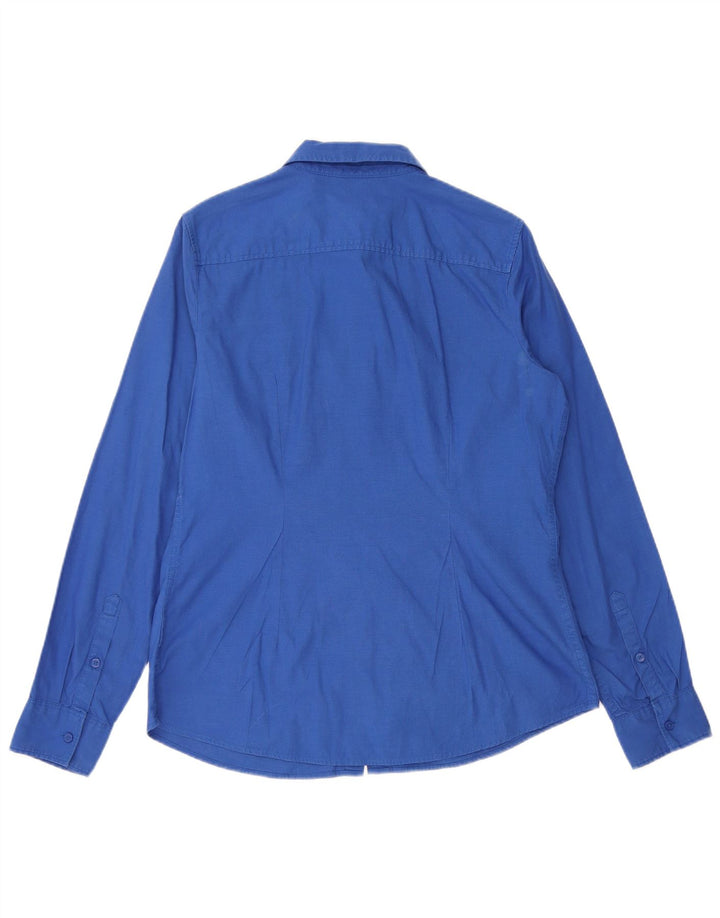 Cămașă pentru femei Tommy Hilfiger, cu ajustare clasică, UK 14, bumbac albastru mediu