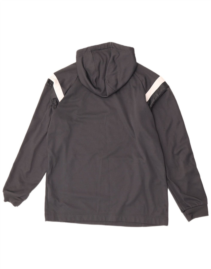 Pulover Adidas pentru bărbați, poliester color bloc, gri mediu