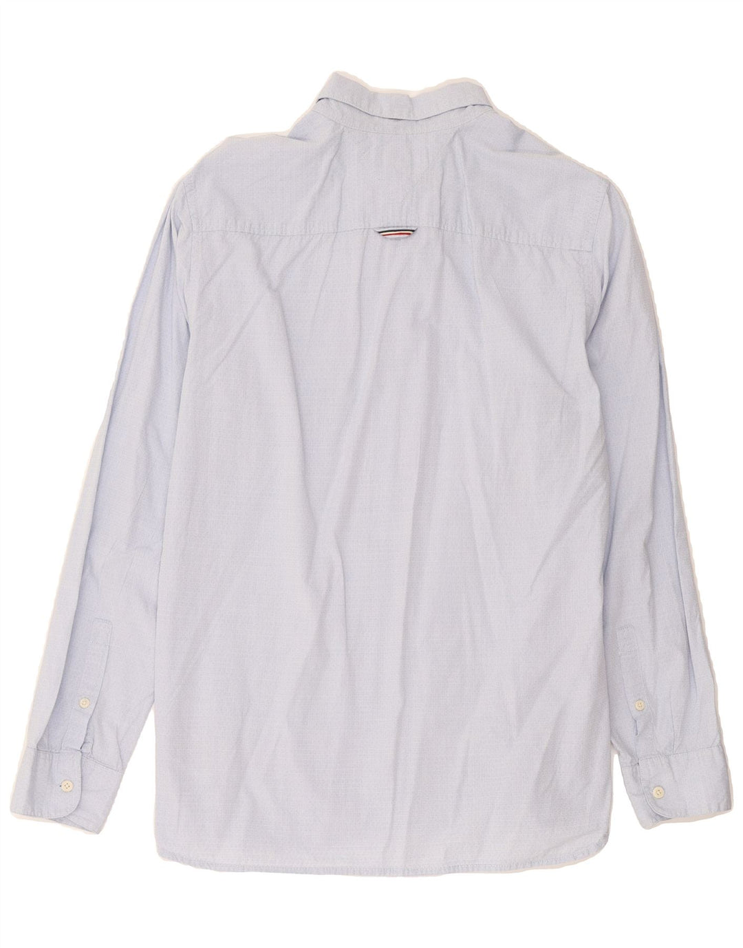 TOMMY HILFIGER Mens Shirt Medium Blue Spotted Cotton Vintage Tommy Hilfiger and Second-Hand Tommy Hilfiger from Messina Hembry 