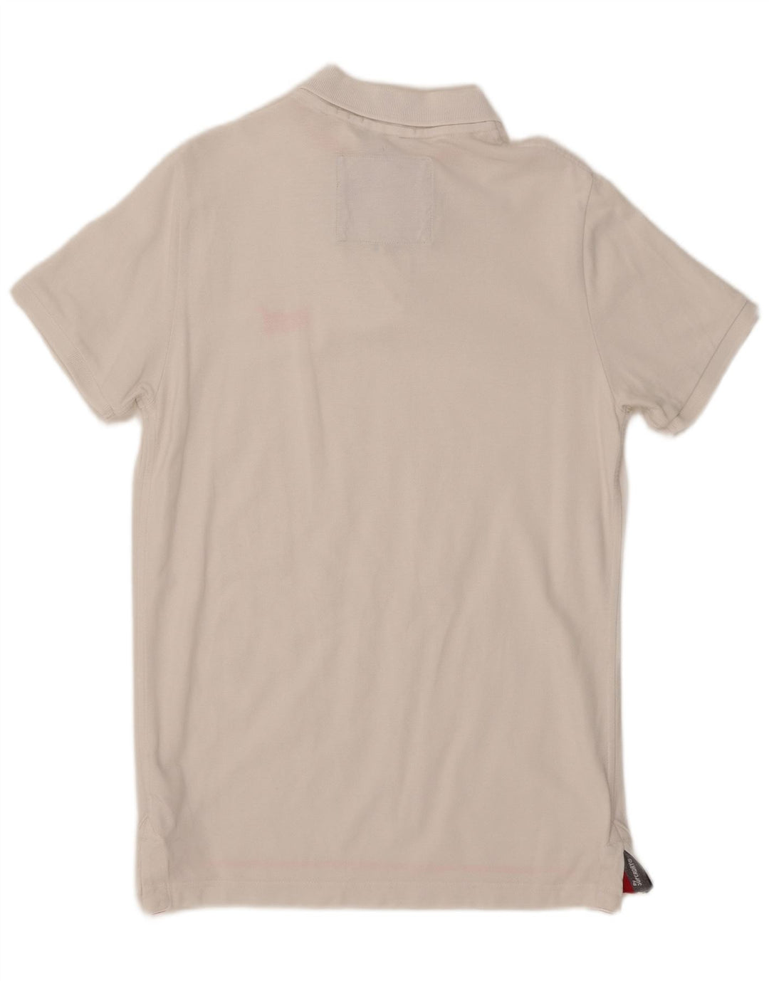 Tricou polo pentru bărbați Superdry, mare, alb, bumbac