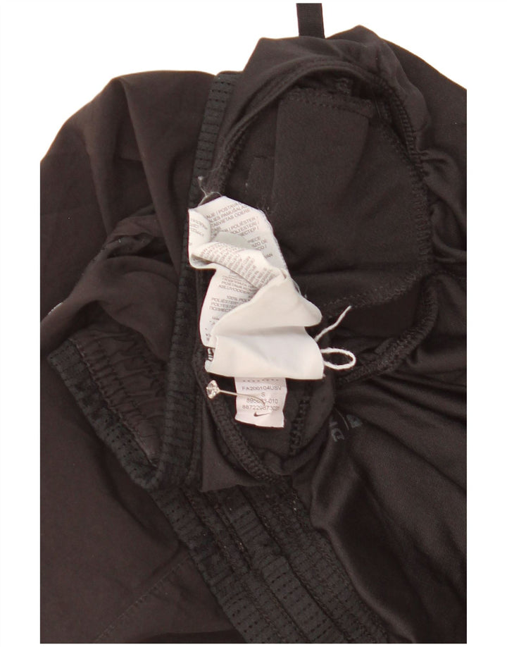 Pantaloni scurți sport Nike Dri Fit pentru femei UK 10, poliester negru mic