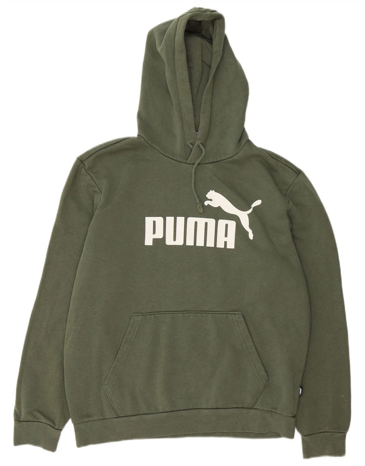 Pulover pentru bărbați Puma Graphic Hoodie, bumbac mediu kaki