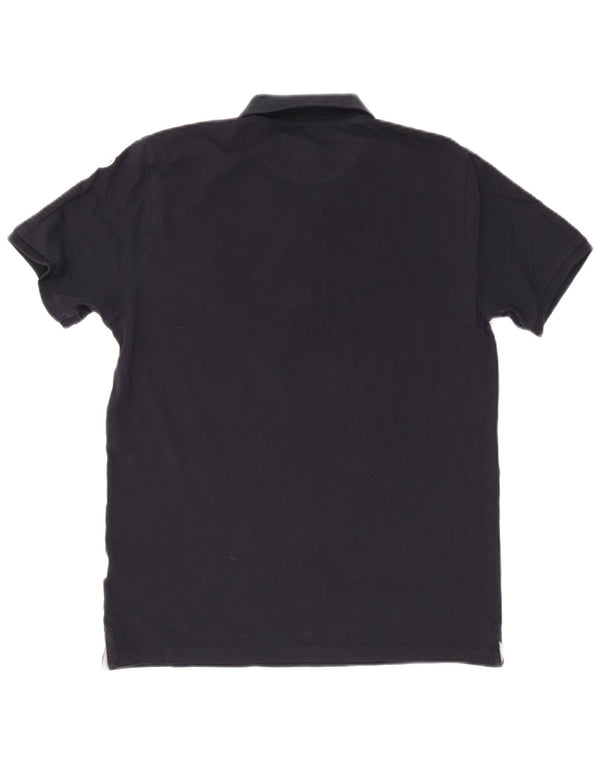 Tricou polo grafic pentru bărbați Champion, mare, negru
