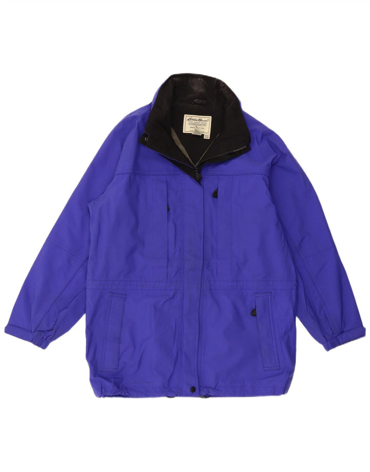 Jachetă cu glugă pentru femei Eddie Bauer UK 14 Poliester albastru mediu
