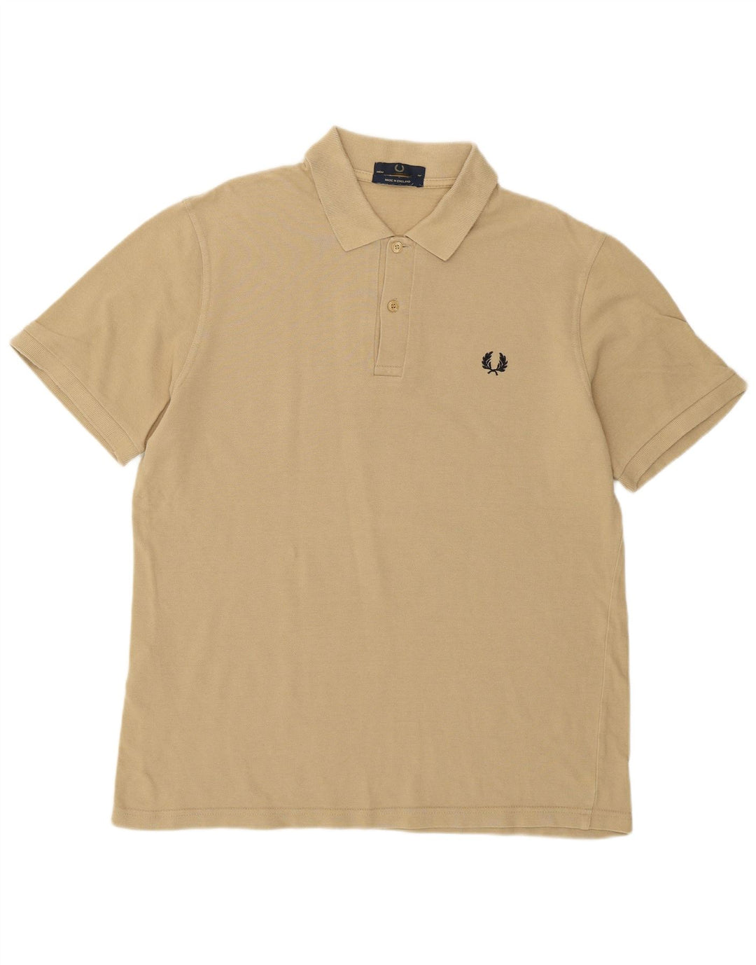 Cămașă polo Fred Perry pentru bărbați, bumbac, bej mediu