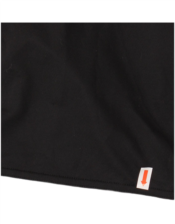 Tricou ADIDAS Climalite pentru bărbați Top Mediu Negru Poliester Bloc de culoare