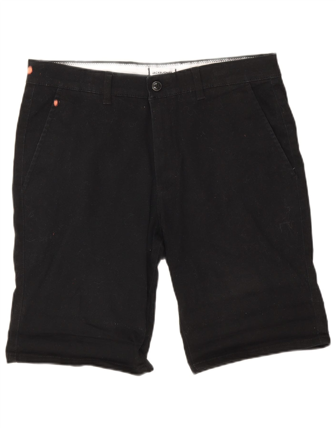 Pantaloni scurți chino Jack & Jones pentru bărbați, bumbac negru, mediu W34