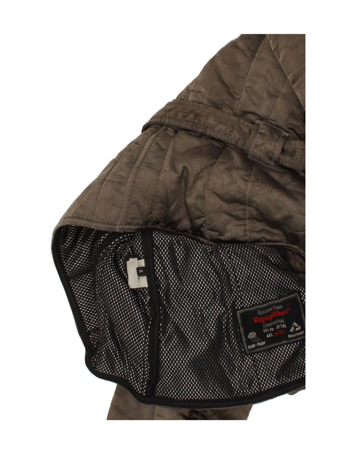 REFRIGIWEAR Womens Padded Jacket UK 16 Large Brown Vintage Refrigiwear and Second-Hand Refrigiwear from Messina Hembry 