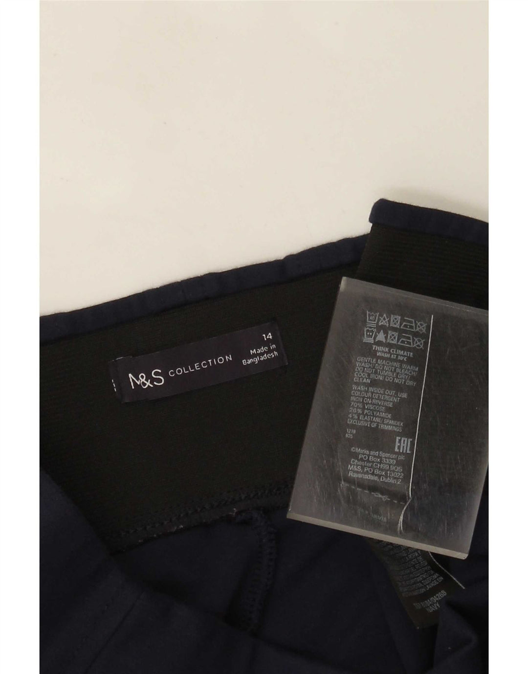 Leggings pentru femei Marks & Spencer UK 14 mari, viscoză, albastru