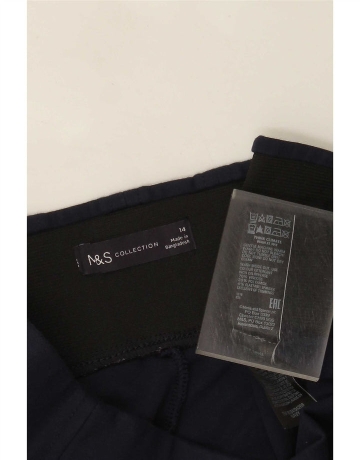 Leggings pentru femei Marks & Spencer UK 14 mari, viscoză, albastru
