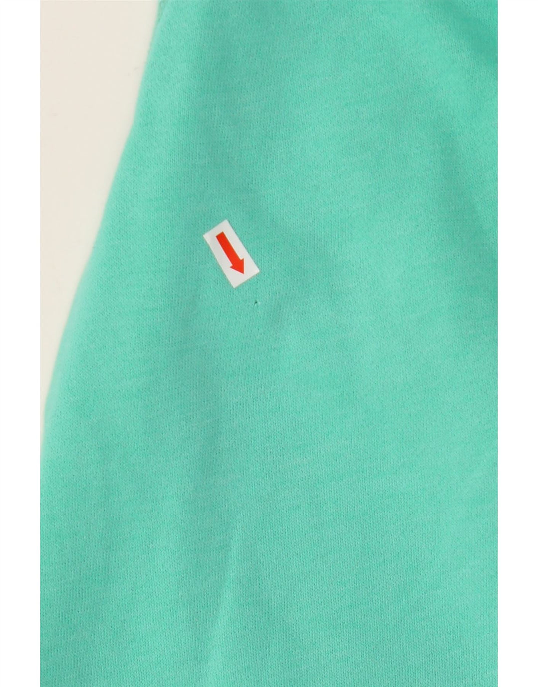 Pulover HOLLISTER pentru femei, cu fermoar și grafic, bumbac turcoaz mediu UK 14