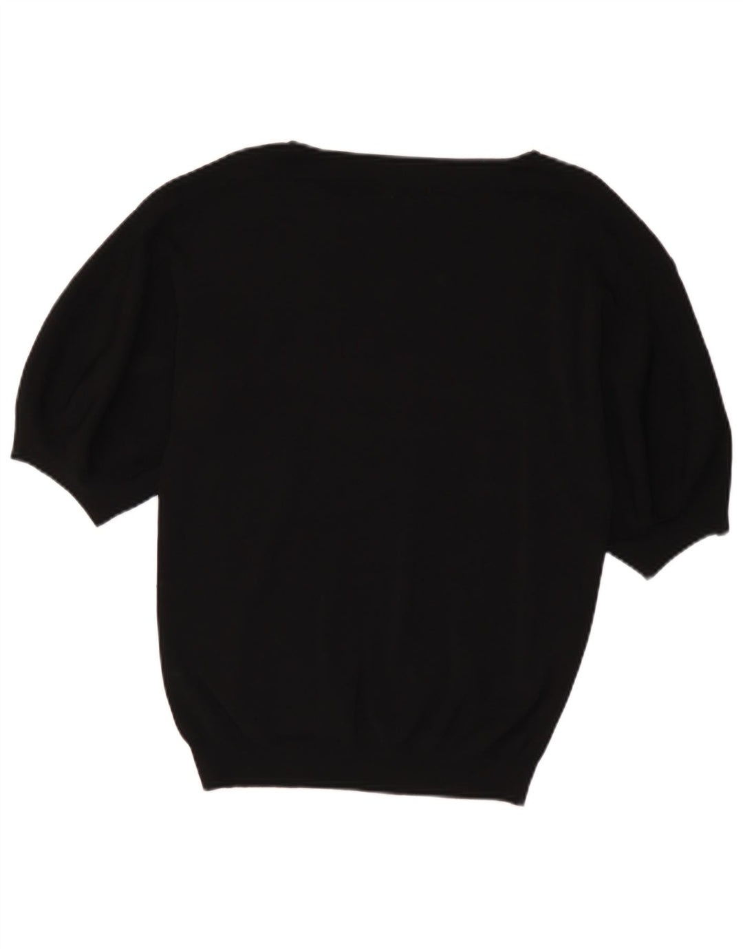 Pulover pentru femei Massimo Dutti cu gât de barcă UK 10 Mic Negru
