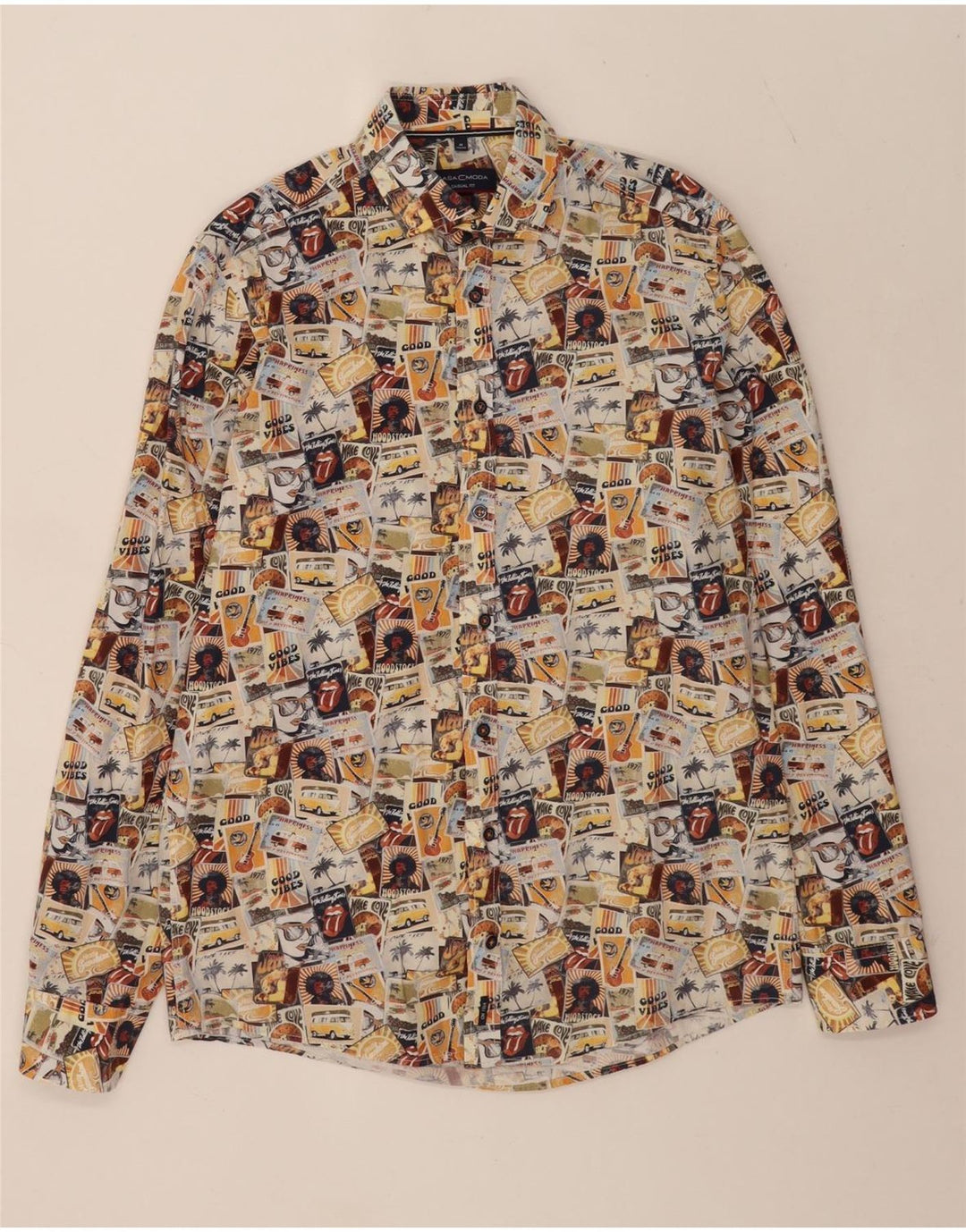 Cămașă Woodstock pentru bărbați Casa Moda Mărimea 39/40 Mediu Multicolor