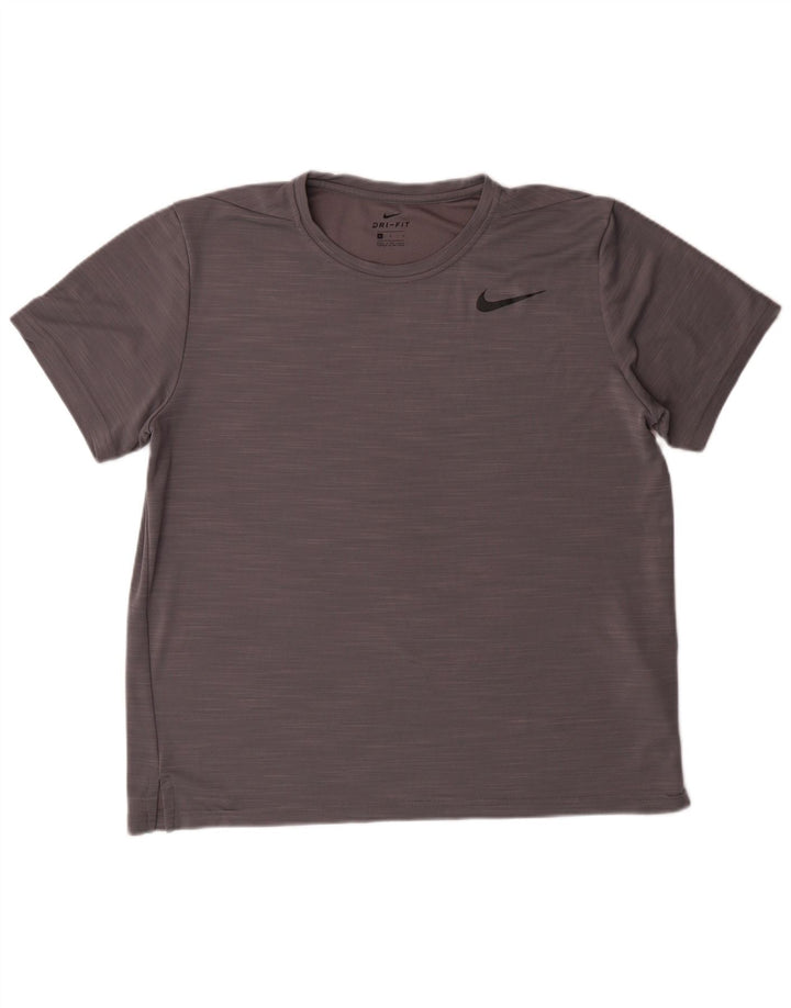 Tricou pentru femei Dri Fit NIKE Top UK 16, mare, gri poliester cu pete