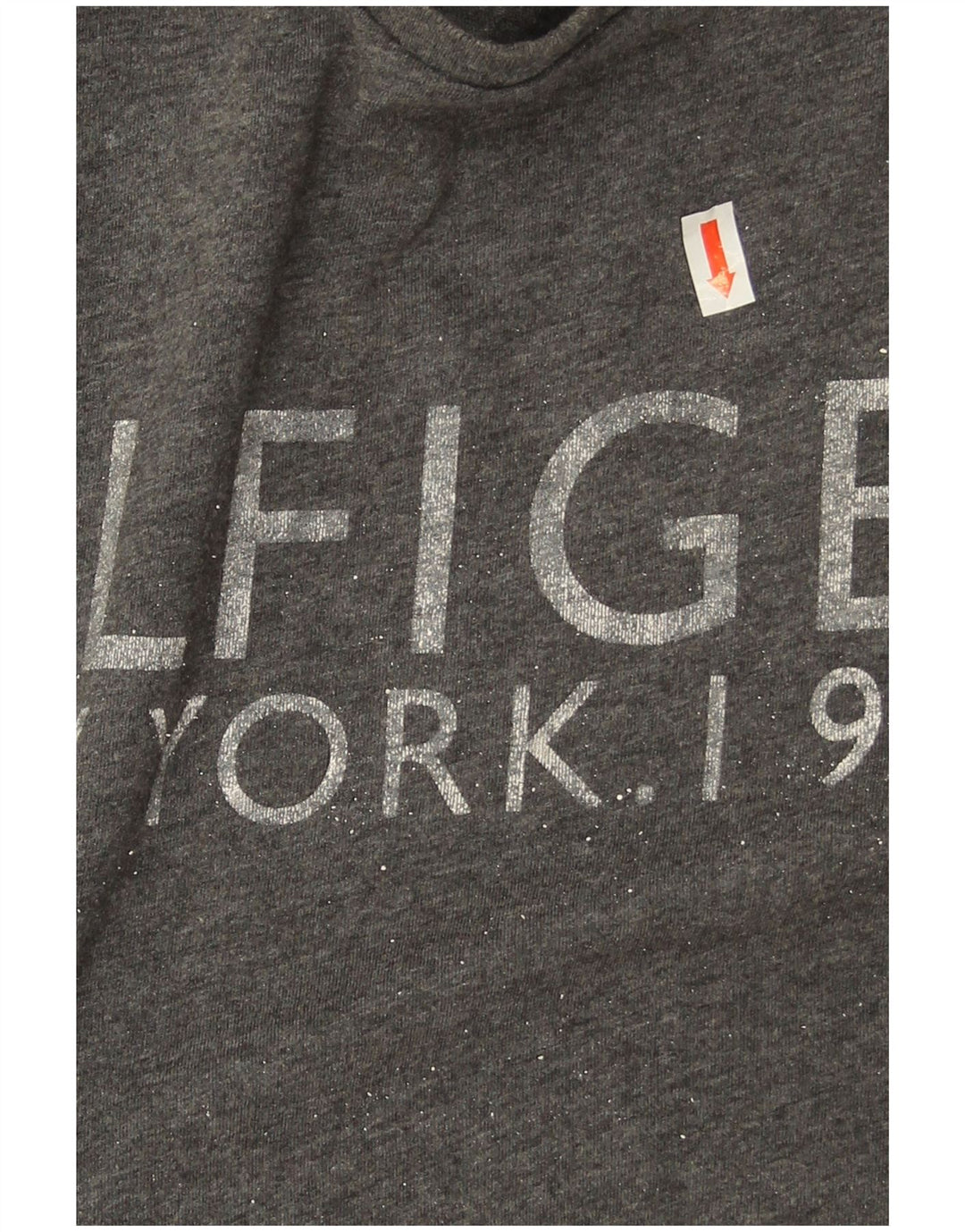 Tricou grafic Tommy Hilfiger pentru bărbați Top mare bumbac gri