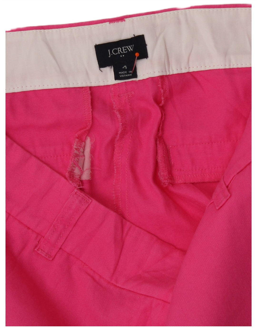 Pantaloni scurti chino pentru femei J. CREW US 4 Small W31 Pink Bumbac