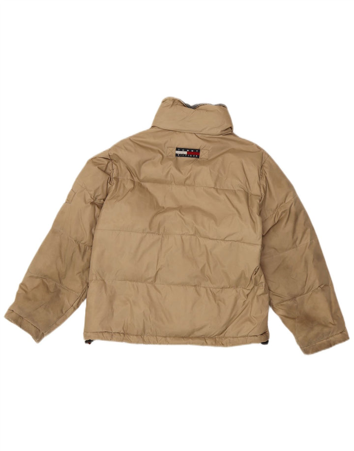 Jachetă căptușită pentru băieți Tommy Hilfiger 7-8 ani XS nailon bej