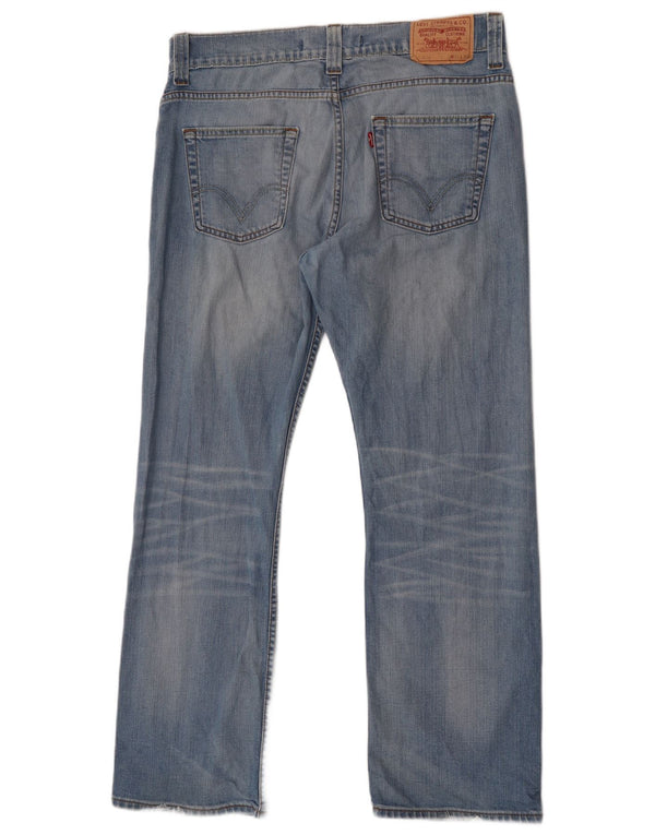 Levi's Mens 506 Standard Fit Straight Jeans W34 L30 Blue Cotton