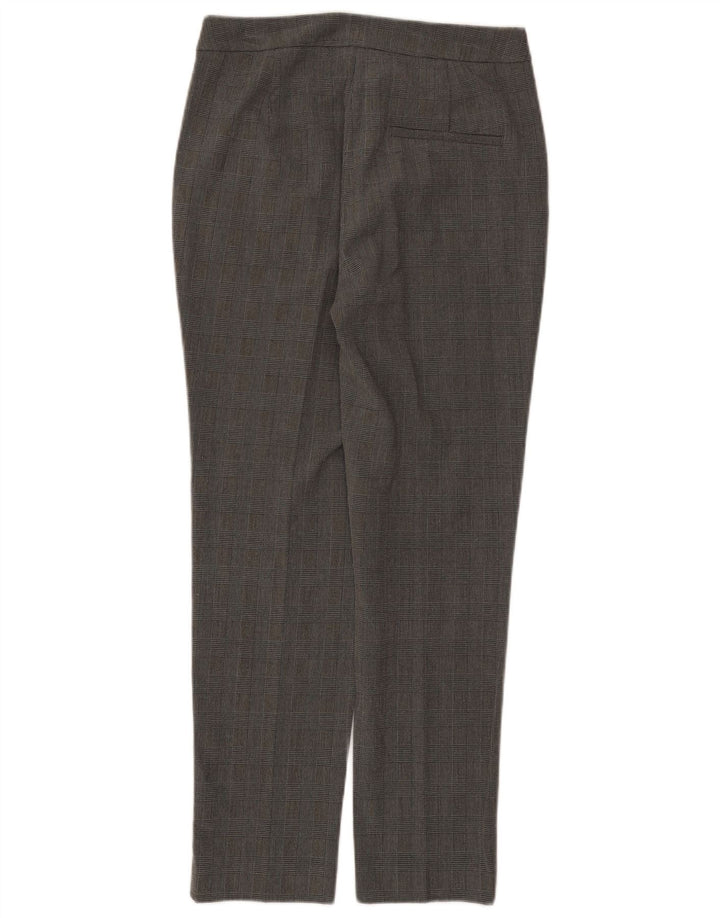 Pantaloni de costum slim pentru femei Zara Mici L26 L27 Poliester cu carouri gri