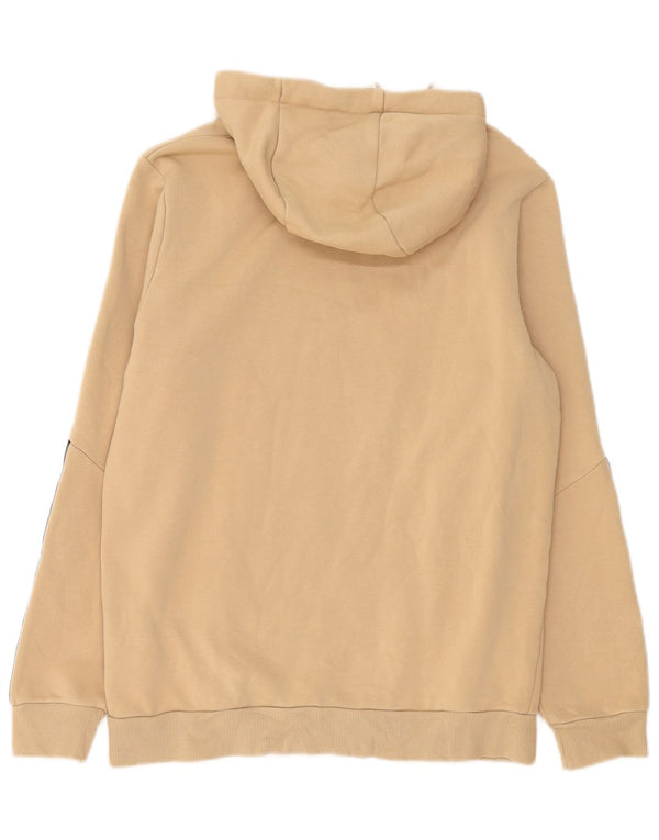 Pulover Puma pentru damă cu hanoră grafică UK 14 Medium Bej Bumbac color bloc