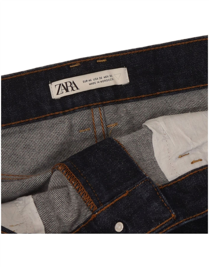 Blugi slim pentru bărbați Zara EU 46 XL W36 L31 Bleumarin