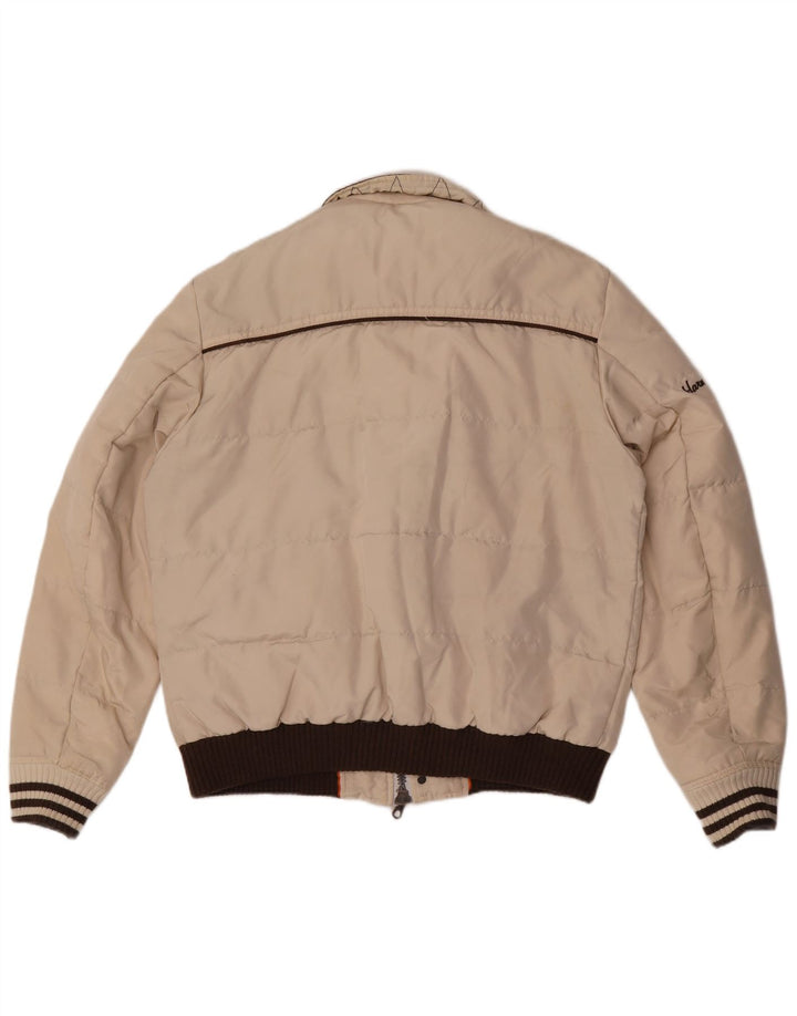 Jachetă căptușită pentru bărbați Harmont & Blaine UK 44 2XL Bej Poliamidă color bloc