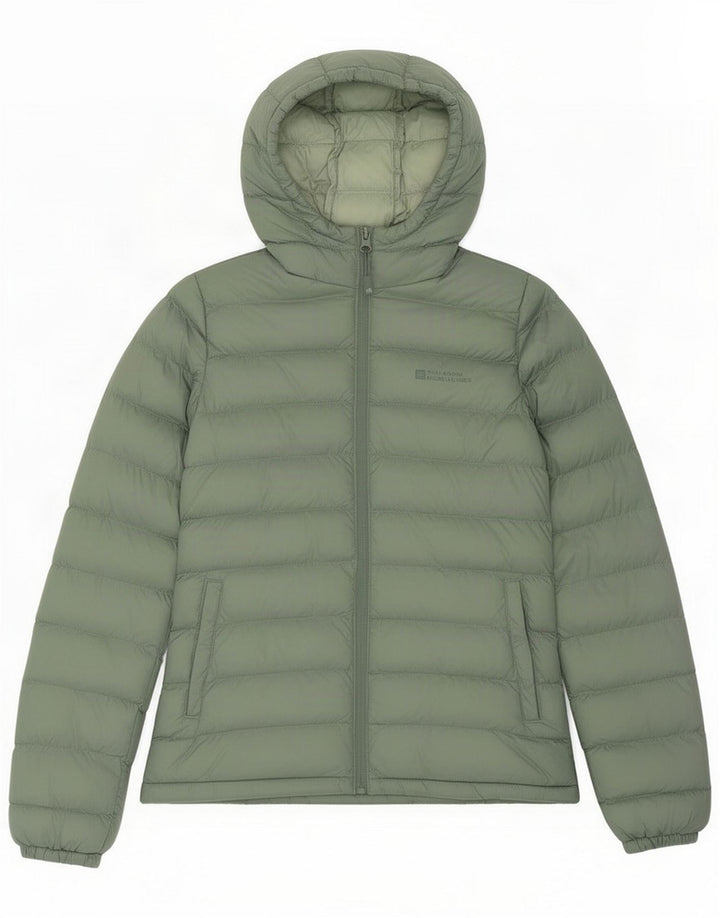 Mountain Warehouse Jachetă căptușită cu glugă pentru femei UK 8 Small Green Poliester
