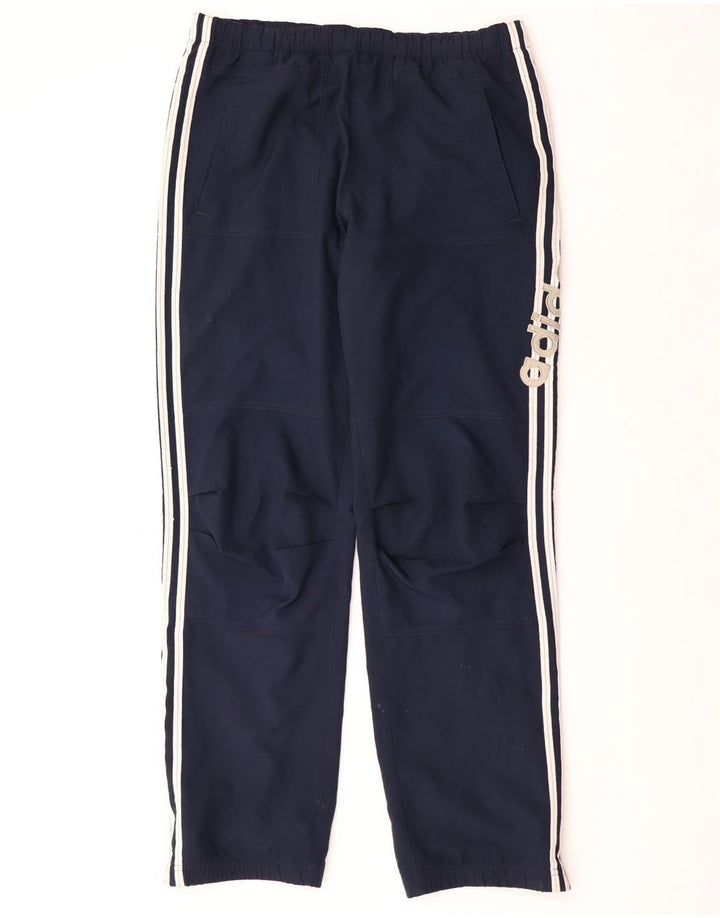 Pantaloni de trening ADIDAS pentru bărbați, poliester mediu bleumarin