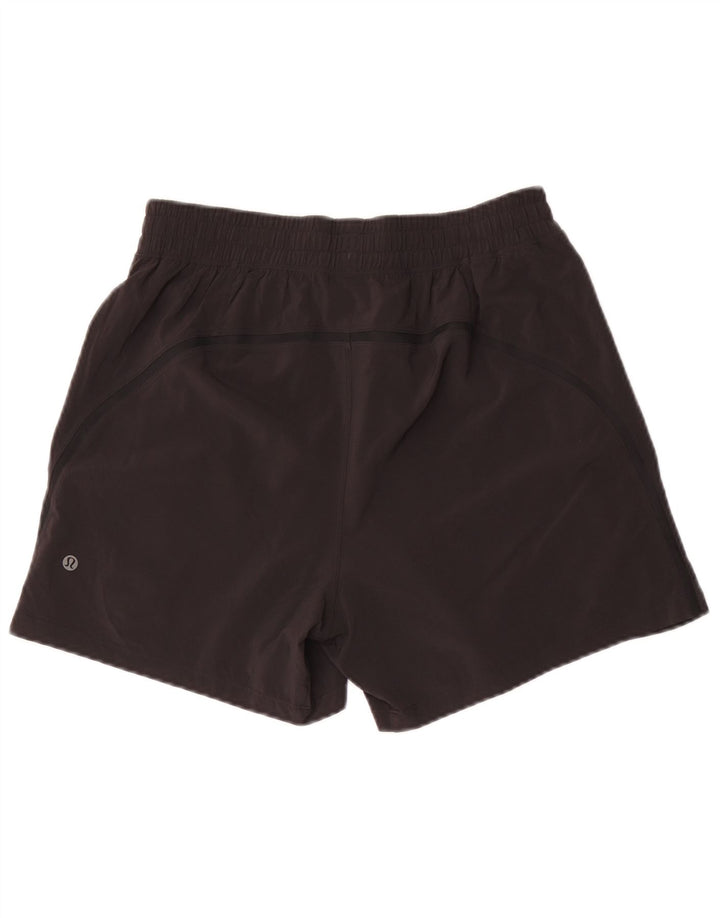 Lululemon Pantaloni scurti sport pentru femei UK 10 Poliester negru mic