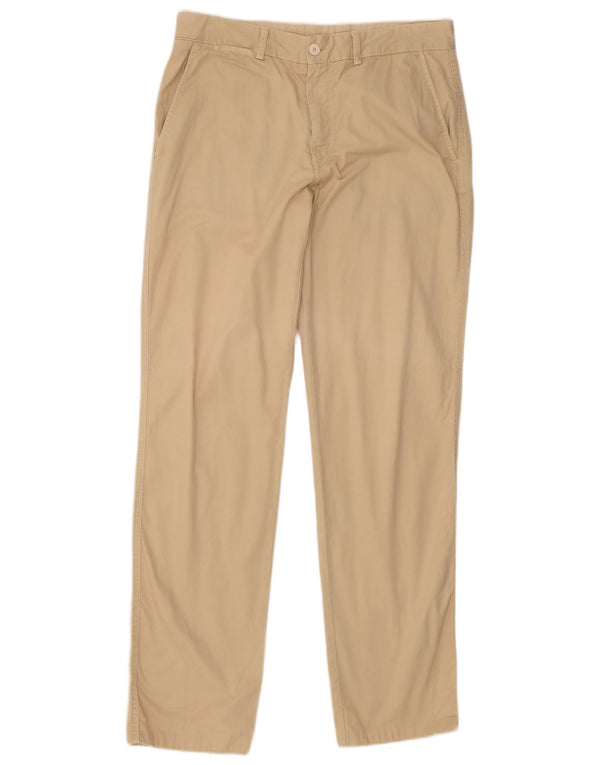 Pantaloni chino drept bărbați Avirex L34 L33 bumbac bej