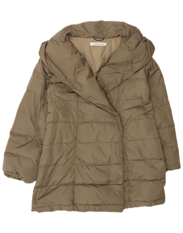 Jachetă căptușită pentru femei Marella UK 12 Medium Brown Poliamidă
