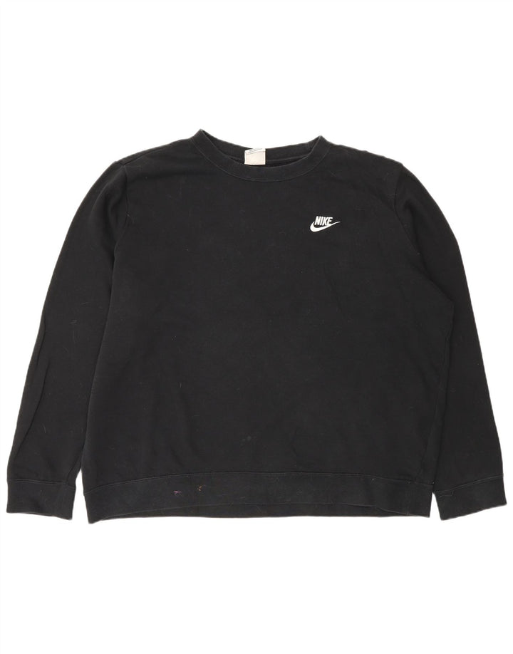 Pulover supradimensionat pentru femei Nike UK 18 XL bumbac negru