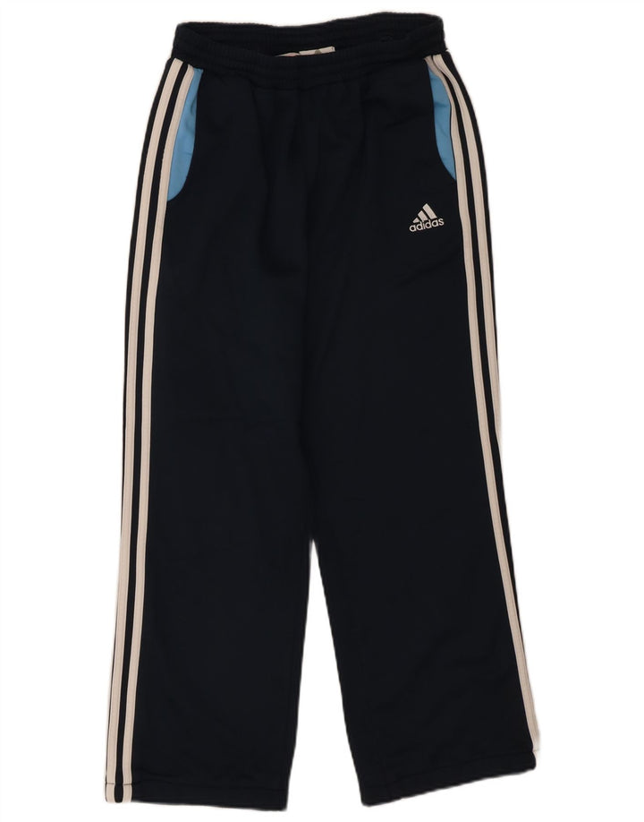 Pantaloni de trening Adidas pentru băieți 15-16 ani poliester bleumarin