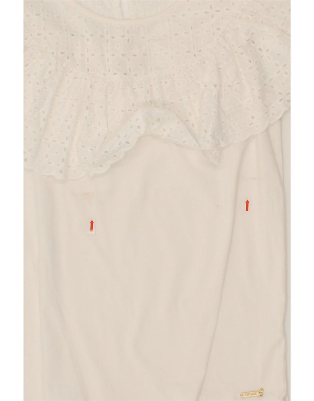 GUESS Girls Blouse Top 15-16 Years White Vintage Guess and Second-Hand Guess from Messina Hembry 