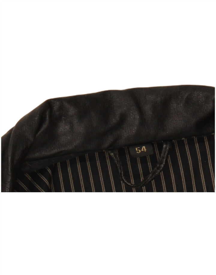 C & A Jachetă din piele pentru bărbați EU 54 2XL Piele neagră