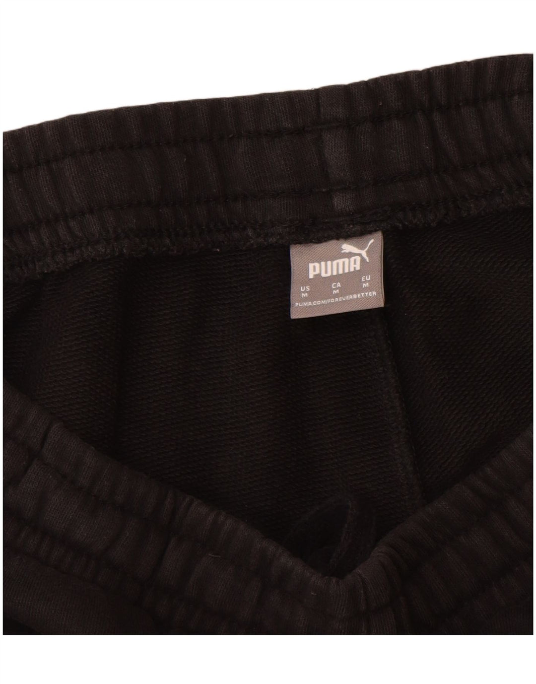 Pantaloni de trening grafic Puma pentru femei Pantaloni de jogging UK 12 Medium Black