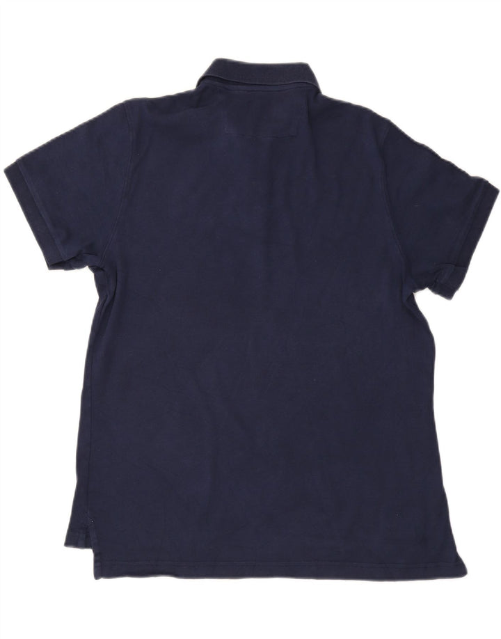 Cămașă polo personalizată pentru bărbați CHAPS, albastru bleumarin mediu