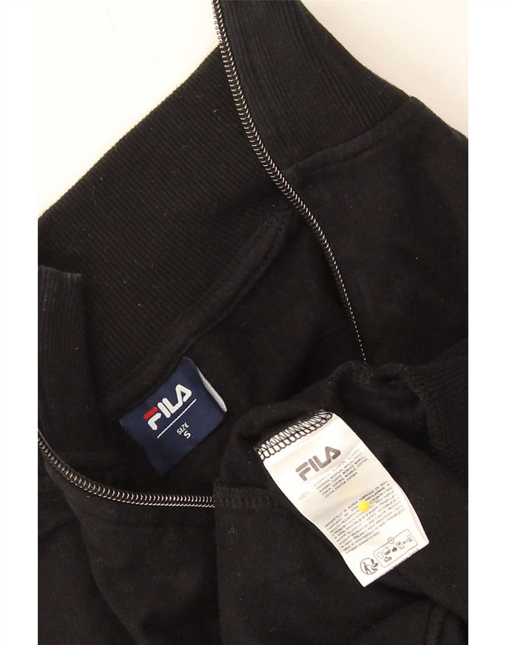 Jachetă de trening supradimensionată Fila pentru femei UK 10 Bumbac negru mic