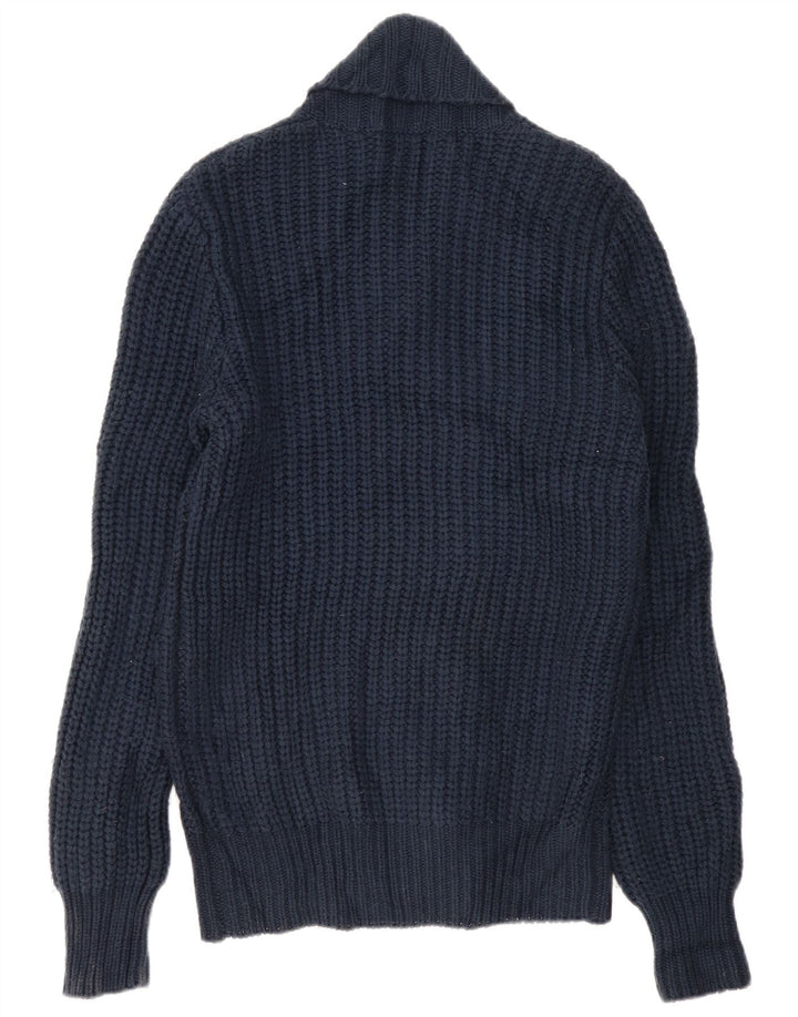 Pulover cardigan pentru bărbați Rifle, mare bleumarin, acrilic