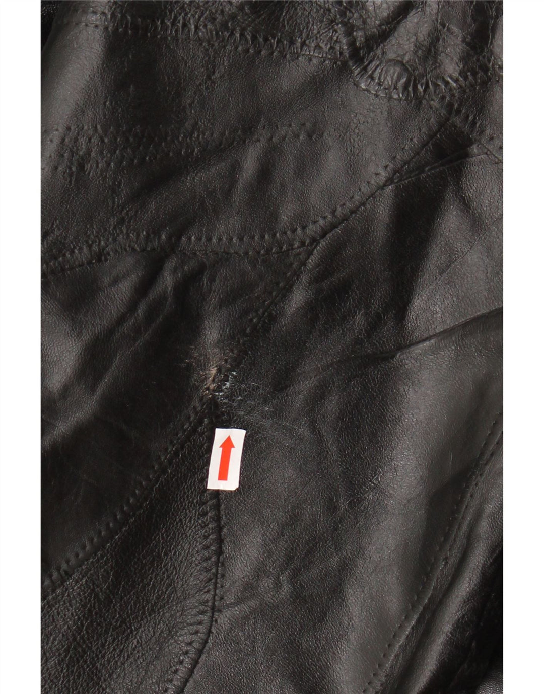 Jachetă de piele pentru bărbați VINTAGE UK 40, mare, neagră