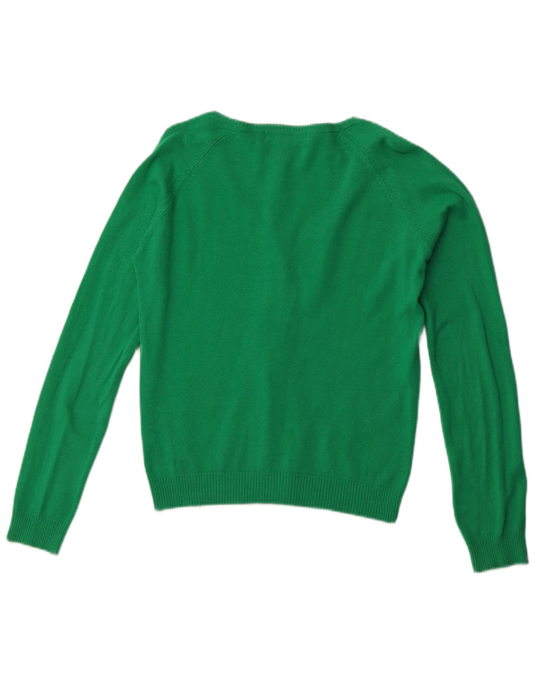 Pulover cardigan pentru femei ZARA UK 18 XL bumbac verde