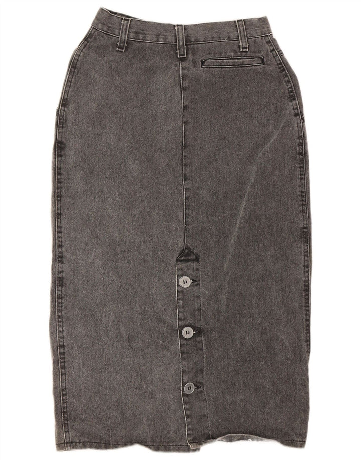 Fusta de blugi pentru femei VINTAGE W26, bumbac gri mic